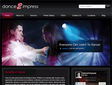 Tablet Screenshot of dance2impress.com